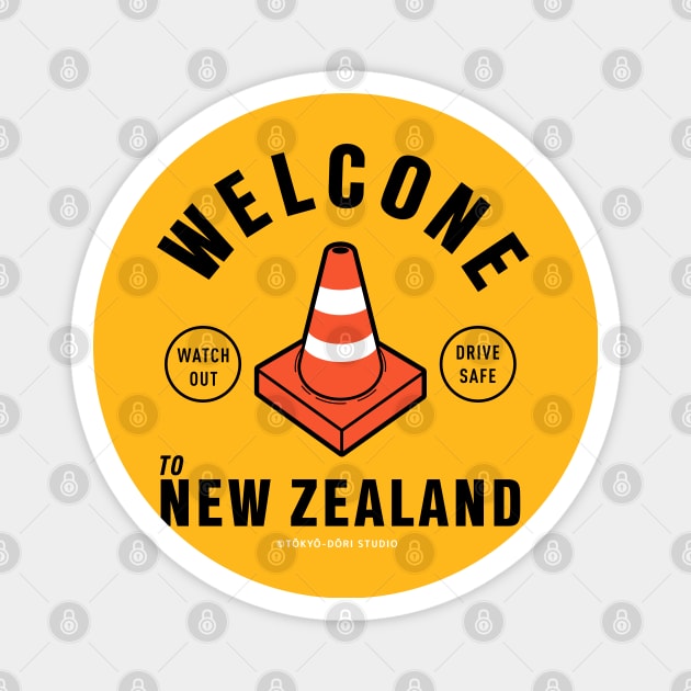 Welcone to New Zealand! Magnet by MoustacheRoboto